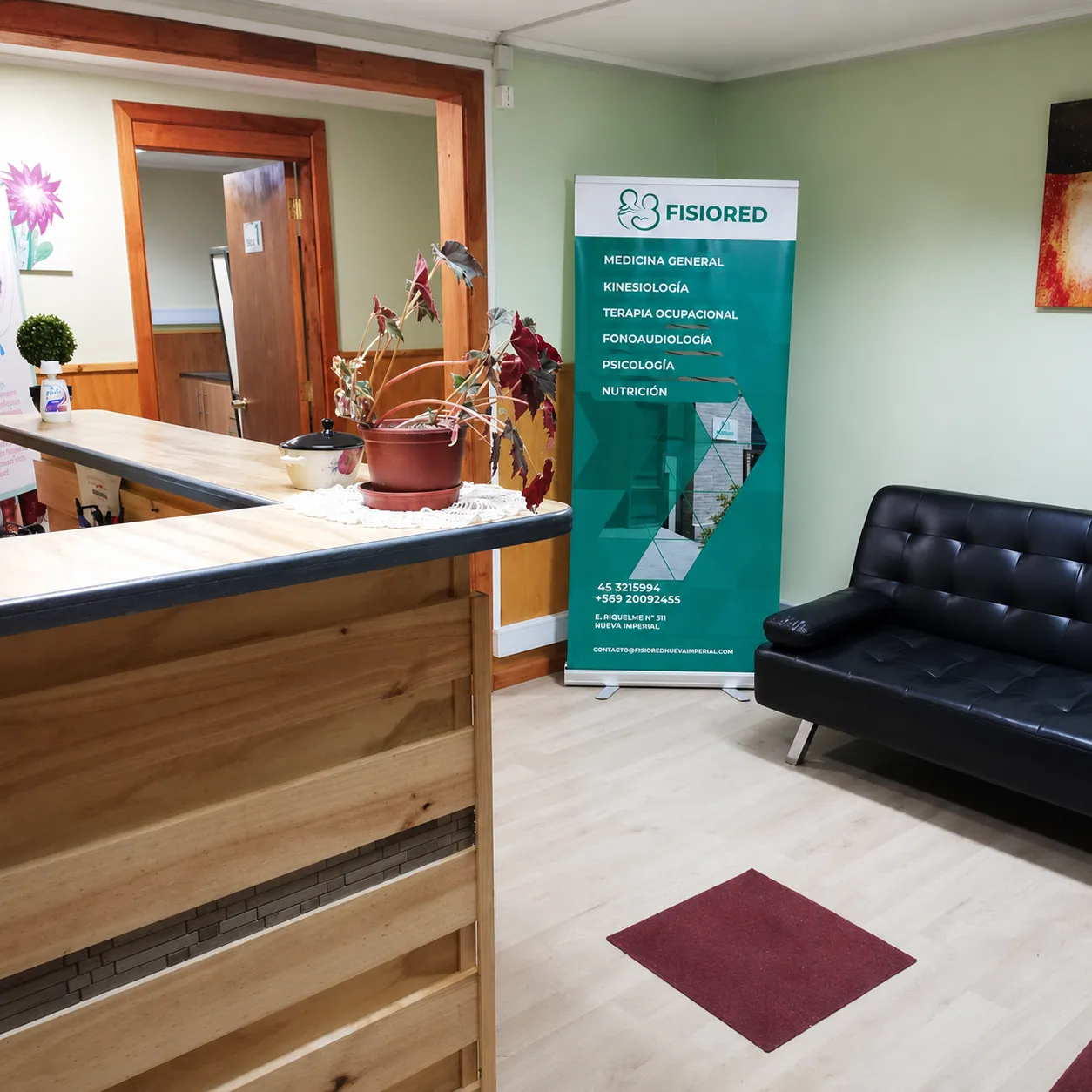 Interior de las instalaciones de FisioRed